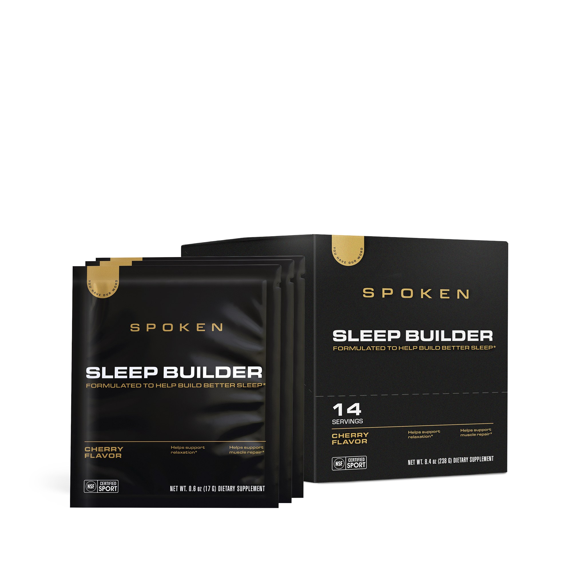 Sleep Builder Sachets - 14ct Cherry – Spoken Nutrition